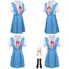 Gk-o Anime Ayanami Rei Asuka Langley Sohryu School Uniform Cosplay Costume Polyester Material Authentic To Character Look