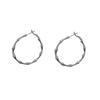 Bamboo Large Hoop Earrings - High-End Fashion, Bold Goddess Stud Style