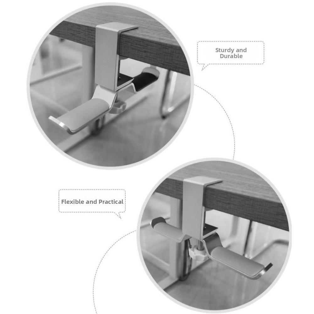 Under Desk Headphone Stand Double Hook Headset Rack Holder Earphone Bracket Hanger  For Under Desk