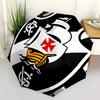 Soccer Team Crest Automatic Opening and Closing, 8 Rib Structure Portable Umbrella, Suitable for Men and Women In All Seasons  Perfect Gift