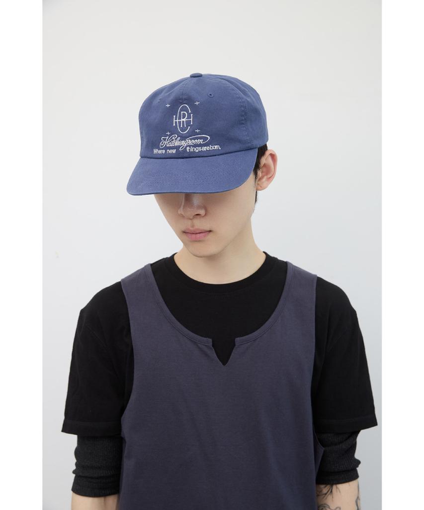 Haechinglum Logo Cap Washed French Blue