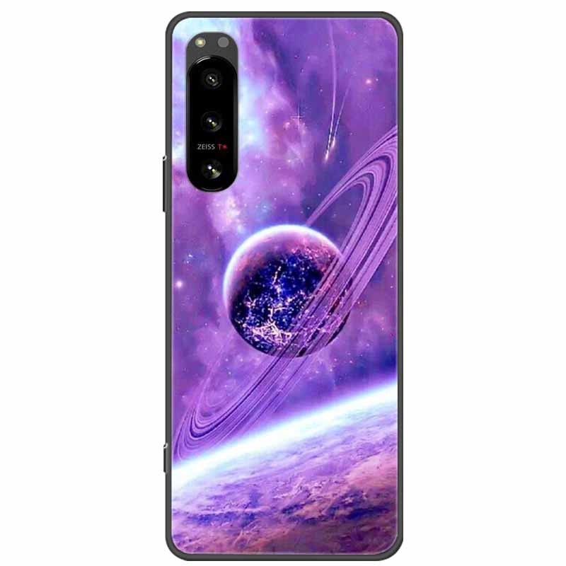 Pro Sony Xperia 5 / 5 II / 5 III Pouzdro TPU Měkký Silikon Nárazuvzdorná Pouzdra pro Sony Xperia 5 III Kryt Telefonu 5II 5III Vlk Lvi