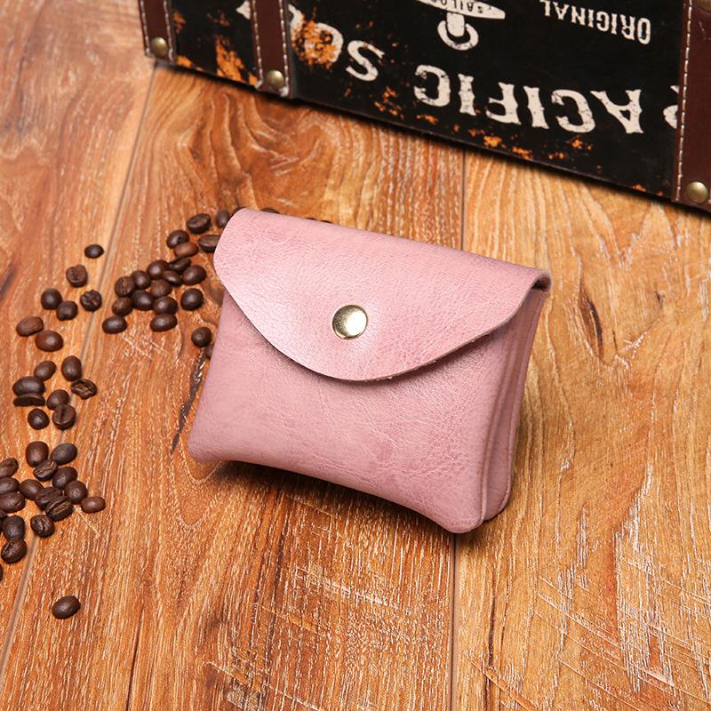Summer New Fashionable Small Retro Change Bag Double Wallet Card Earphone Storage Bag