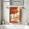 Autumn Bear Family Towel Quick Dry Absorbent Bath And Hand Towel