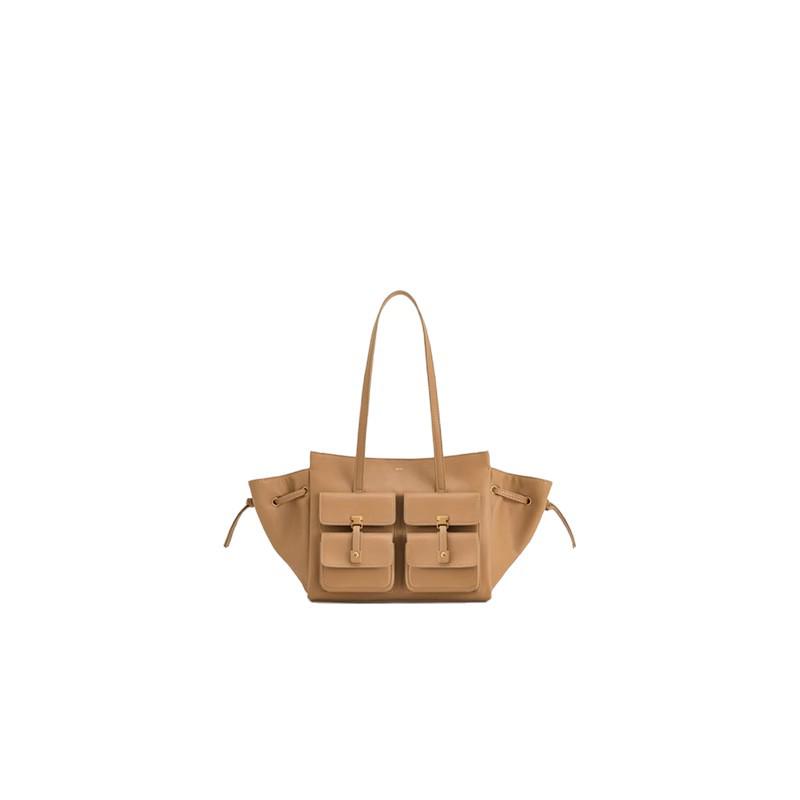 Borsa a Spalla Tote Grande Capacità in Vera Pelle JWPEI Linda per Donna