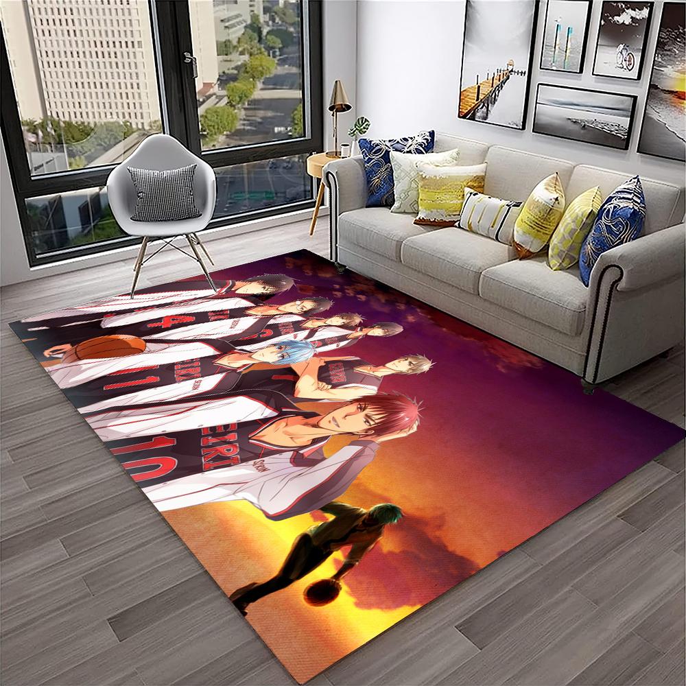 3D Anime Kuroko's Basketball Cartoon Carpet Rug for Home Living Room Bedroom Sofa Doormat Decor,kids Area Rug Non-slip Floor Mat