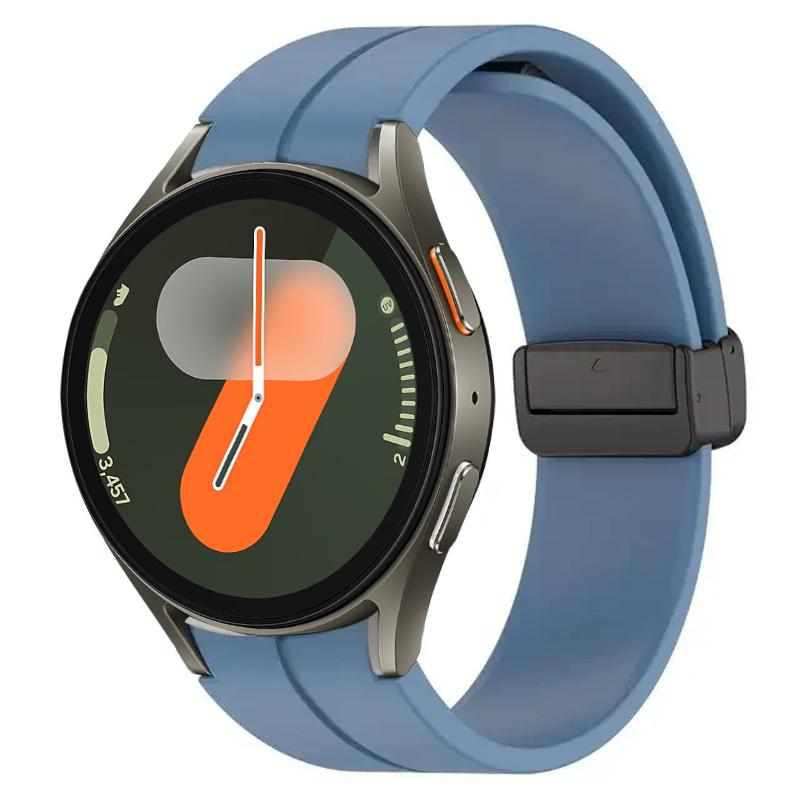 Silicone Band for Samsung Galaxy Watch 7 FE 40mm 44mm Strap Smartwatchh Magnetic Buckle Wrist Bracelet Galaxy Watch7 Watchband