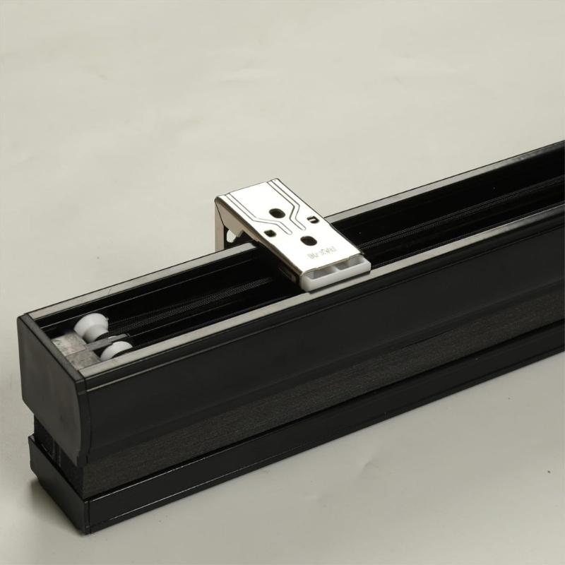 4Pcs Silver Metal Vertical Blind Mounting Brackets Replacement Hardware for Interior and Exterior Zebras Roller Shade