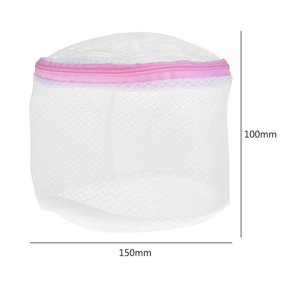 Lingerie Clothes Washing Bag Anti-Deformation Washing Bra Bag Polyester Lightweight Portable with Zipper for Household Machine