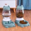 Plastic Pet Feeder Dispenser 2.2L Large Capacity Pet Drinking Bowl Cat Dog Food Water Bowl  Cat