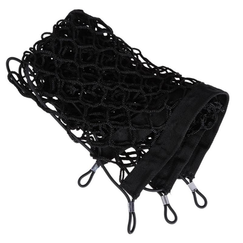 Auto Rear Cargo Net Polyester Adjustable Cargo Storage Organizer Suitable for Vehicle Trunk Storage