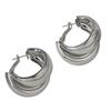 Vintage Earrings Exaggerated Earrings Circle Earrings Dangle Earrings Wide Double Hoops Jewelry for Women and Girls