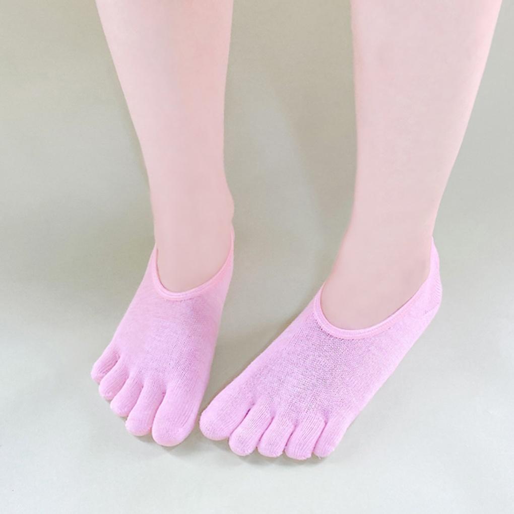 5 Pairs of Women's Simple Toe Socks/Fake Socks