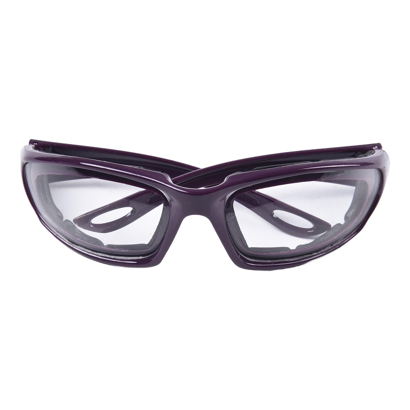 

Очки для защиты глаз от запотевания при резке лука, идеально подходящие для шеф-поваров и домашних кулинаров фиолетовый