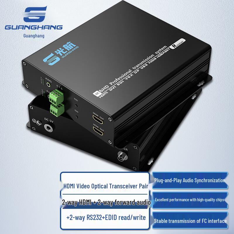 Guanghang HDMI Fiber Optic Extender & KVM Systems