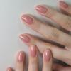 24Pcs Gradient White Short Square Ballet Fake Nails Simple Nude Full Cover Press On Manicure Tips