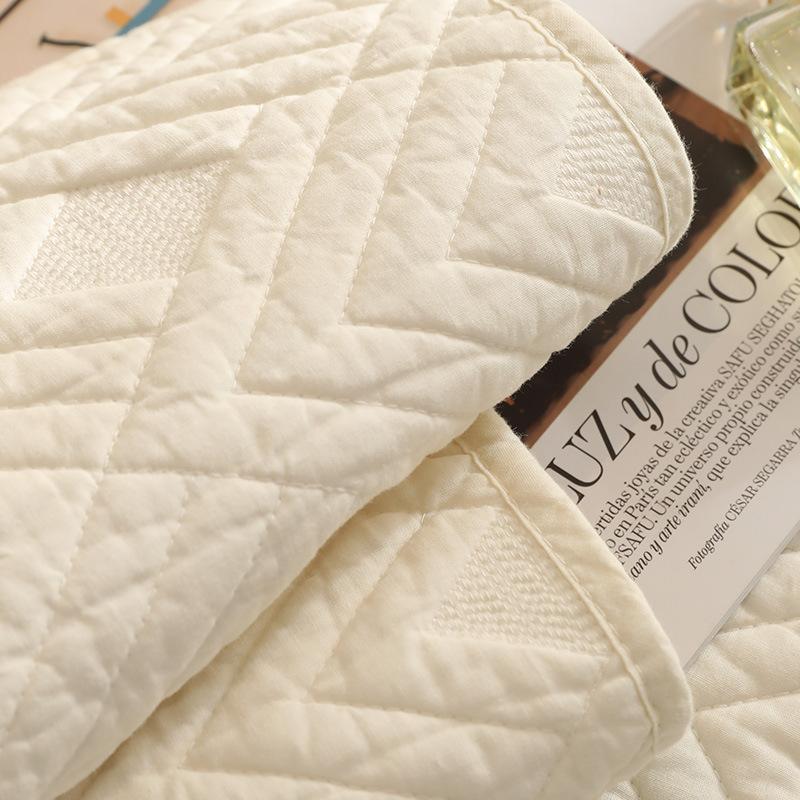 New Solid Color Sofa Seat Cushion Pure Cotton Cloth Non-slip Simple Four-season Cotton Sofa Cushion Cover Towel