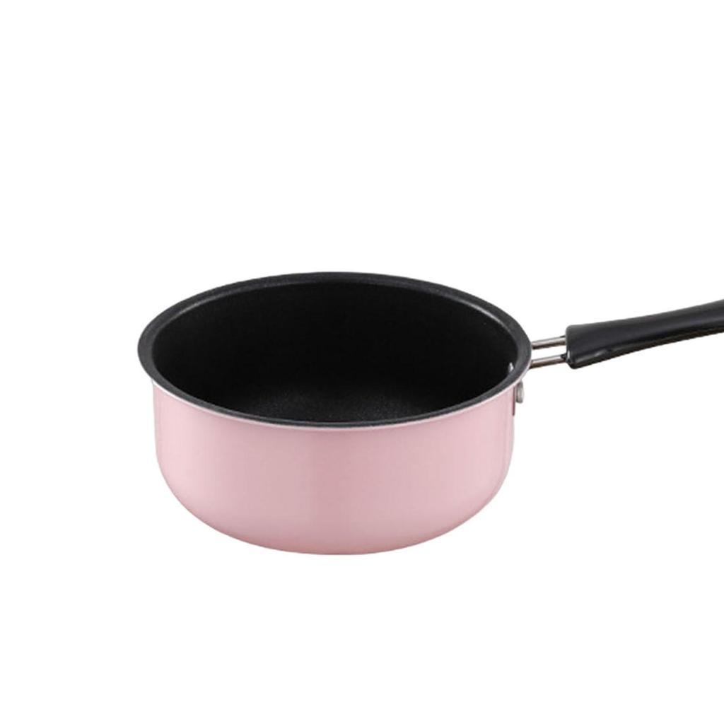 Small Saucepan Milk Pan Butter Warmer with Long Handle Mini Soup Pot Porridge