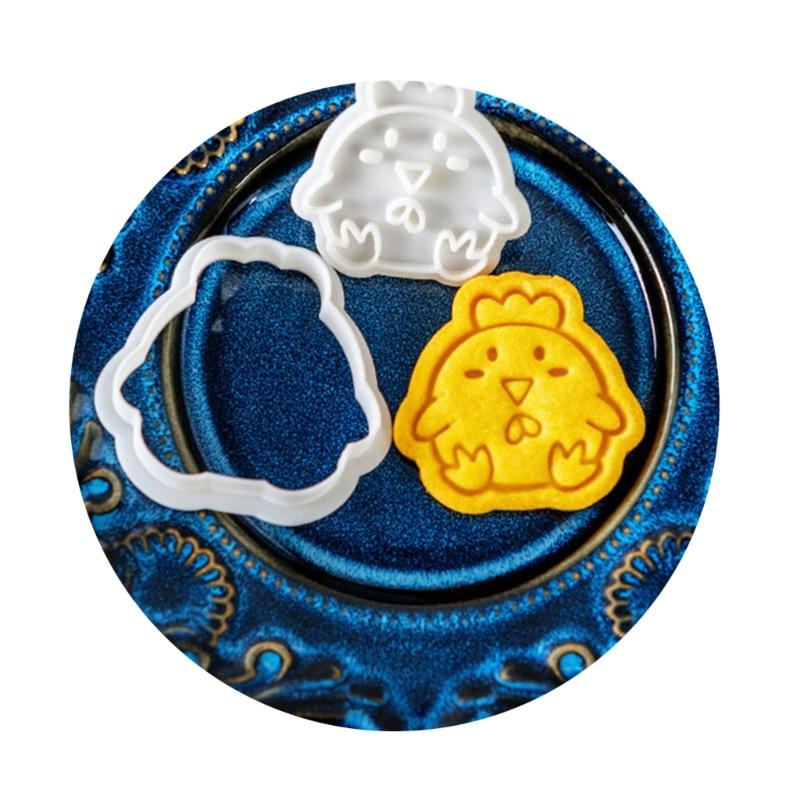 Cookie Cutter Cartoon Animal Shaped Biscuit Cutters Heat Resistant DIY Baking Mold Suitable for New Year Celebrations