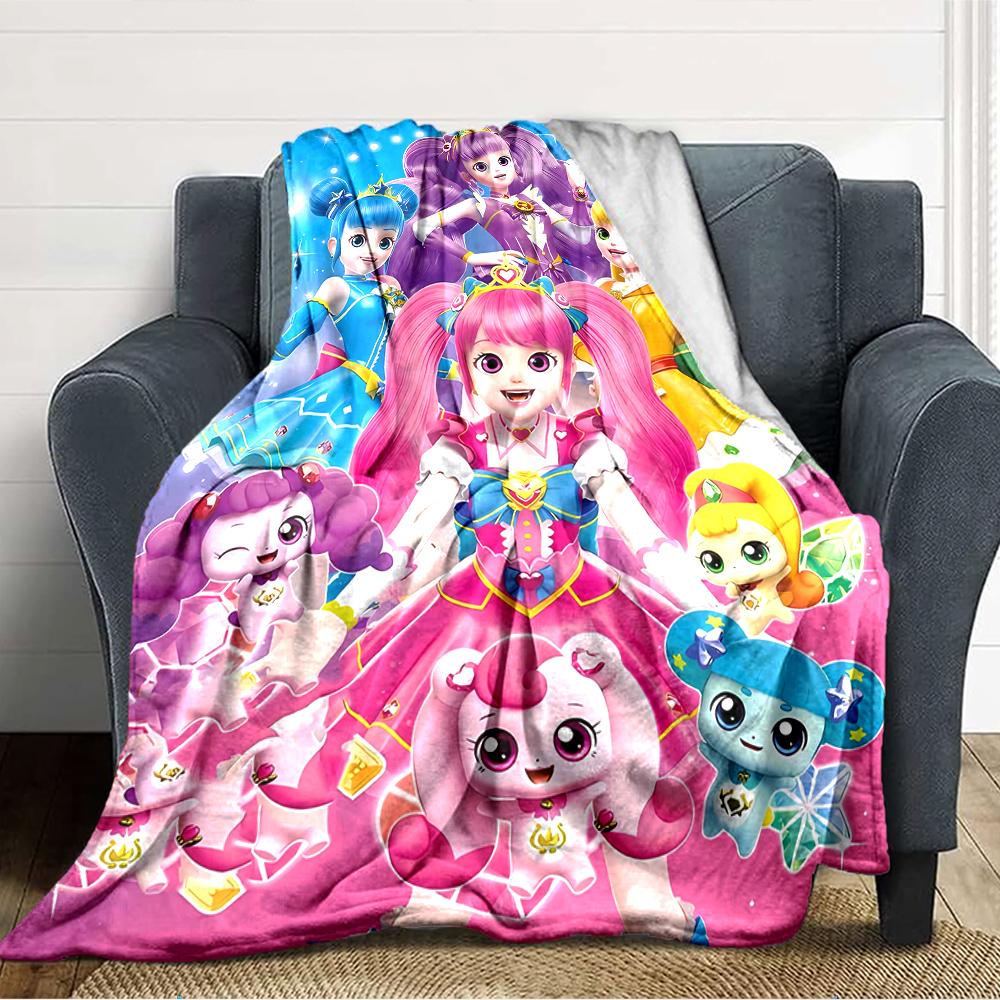 1pc Catch Teenieping Magic Sweethear (5) Blanket, Gift, for Men and Women, Soft Blanket, Good for Sofa Bed Couch Travel, Lightweight Flannel Blanket