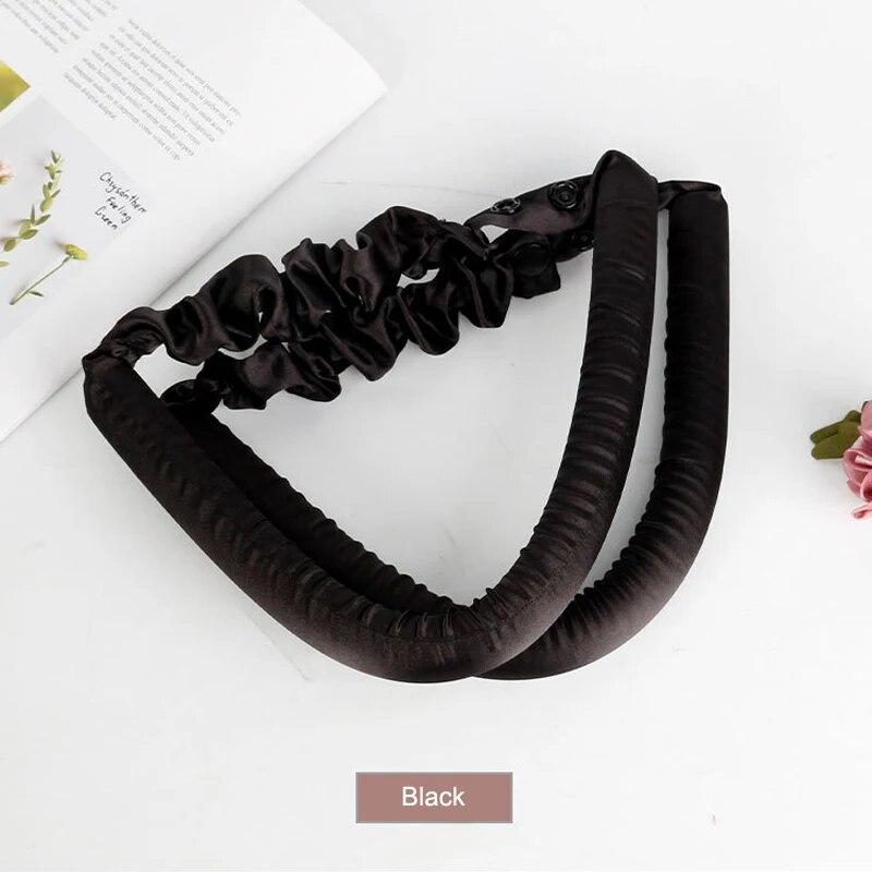 Hitzefreier Lockenstab, Stirnband, Seidenlocken, Band-Lockenwickler für lange Locken ohne Hitze, über Nacht, Band, magische Wellen, Lockenwickler