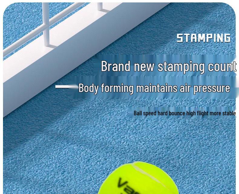 Wiles Durable High-Elasticity Beginner Tennis Ball - Wear-Resistant Training & Competition Ball