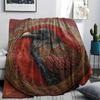 Eagle Print Flannel Blanket, High Quality Comfortable for All Seasons, Home Decor, Warmth and Comfort, Perfect for Christmas Gifts