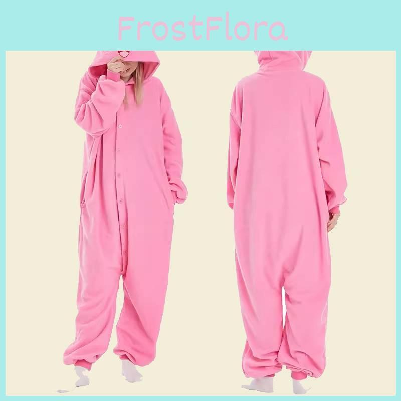 Kirby Cartoon Cuter Animal Jumpsuit Pajamas For Halloween Themed Party Dress Up