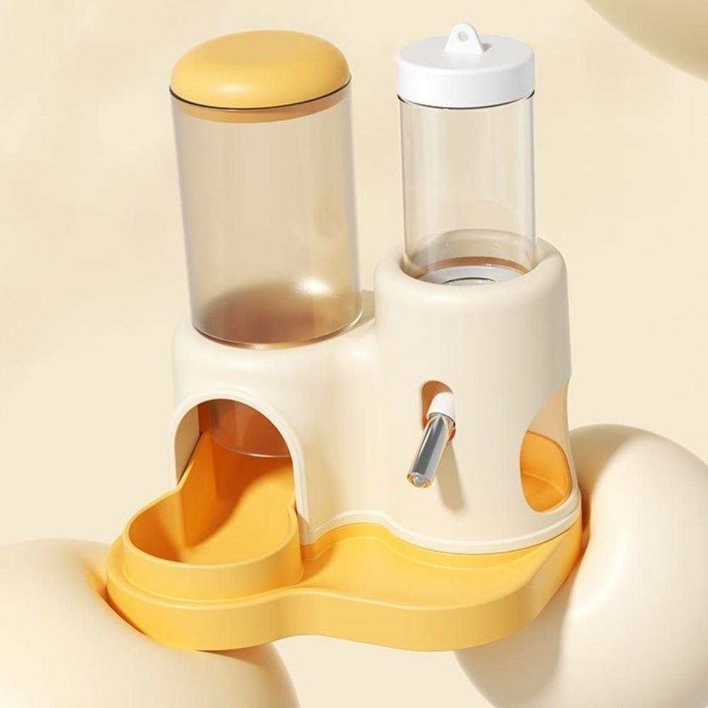 Large Capacity Hamster Food Basin Leak-Proof Pet Water Bottle Automatic Feeder  Indoor Use