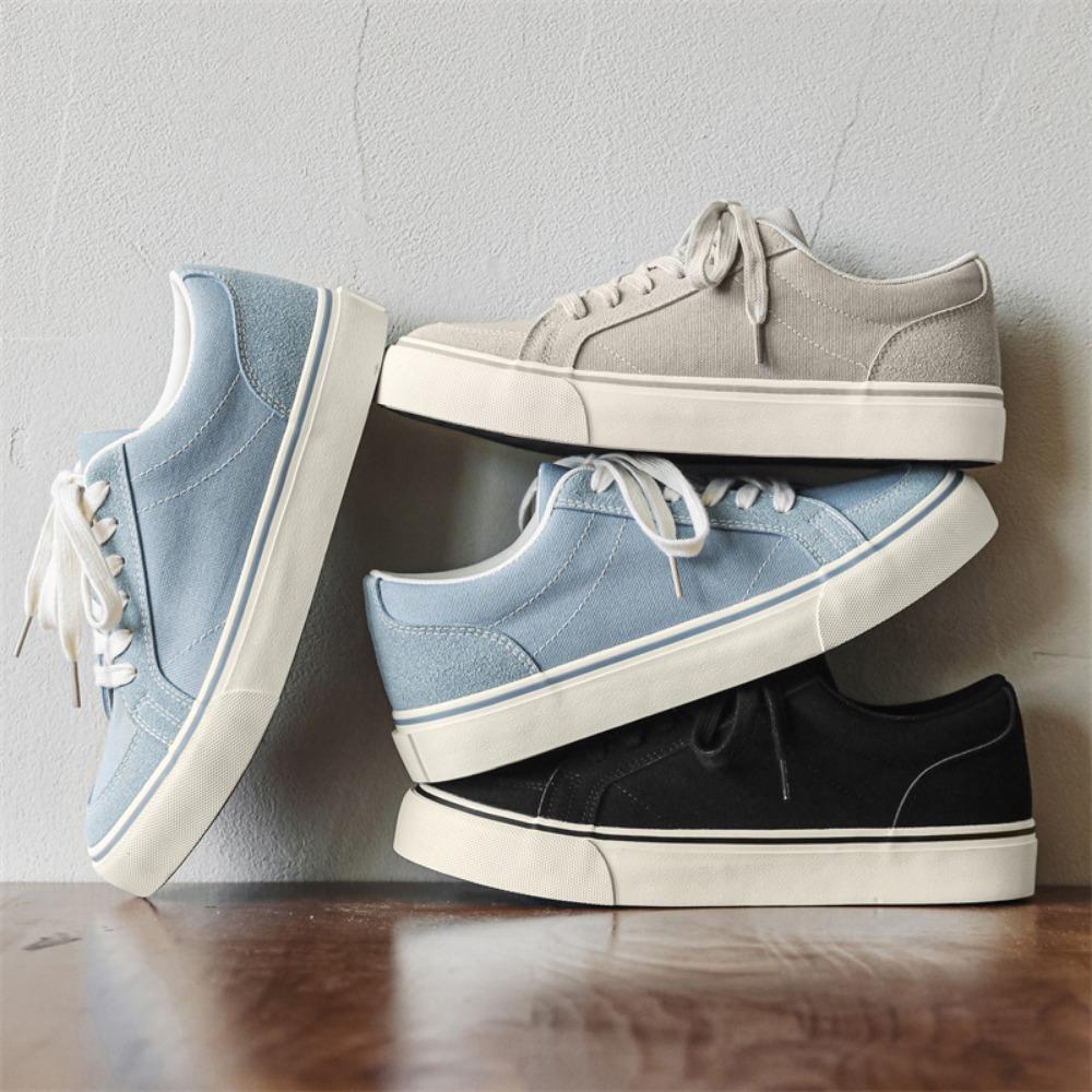 Man Shoes 2025 New Simple Men's Canvas Shoes Four Seasons Versatile Male Students Casual Shoes Sneakers for Men