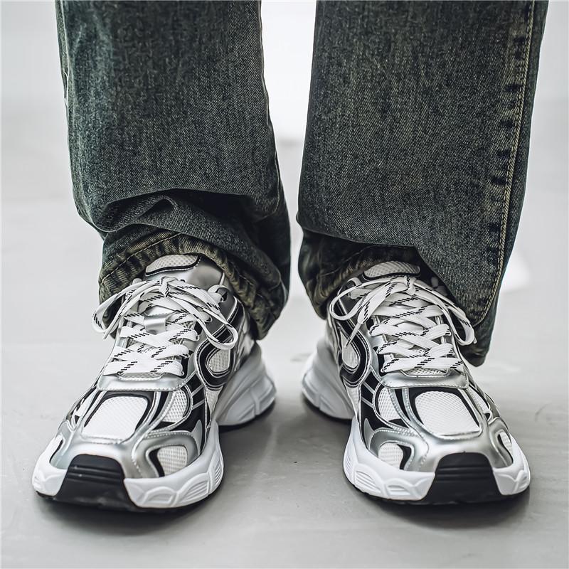 2026 New Quality Trendy Versatile Breathable Thick Bottom Comfortable Sports and Leisure Low Top Bread Shoes for Men