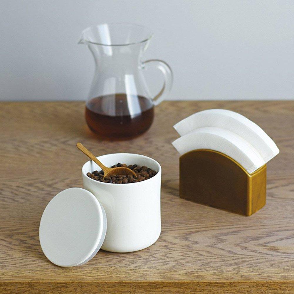 KINTO SCS Paper Filter Stand, Brown, for Coffee, Hand Drip, Dishwasher Safe, 27671