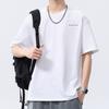 New Summer Men's Round Neck Printed Short-sleeved T-shirt Thin Casual Youth Half-sleeved Shirt