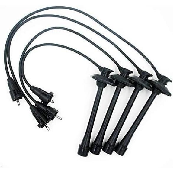 Vkinman Ignition Spark Plug Wire Set Replacement For Toyota Camry 1997-2001 L4 2.2L 90080-91110 (4PCS)