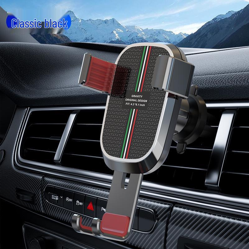 

Gravity Adjustable 360° Rotating Anti-Shake Car Phone Holder for Air Vents чёрный