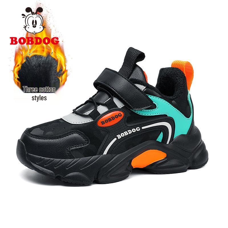 Bobdog Boys' Fleece-Lined Cotton Winter Sports Shoes 2025