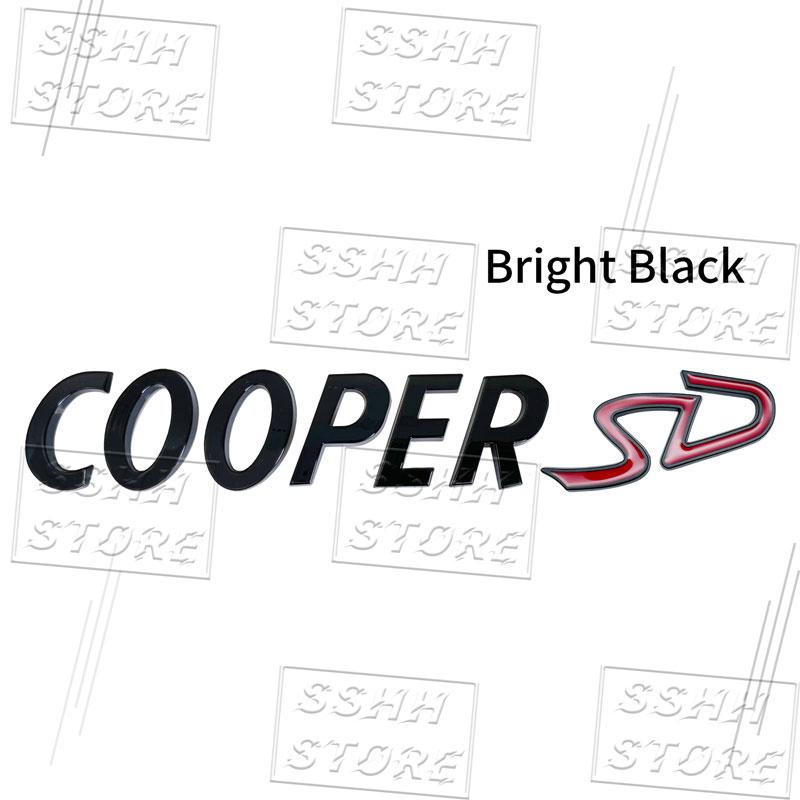 Car-Styling COOPER SD Emblem Car Trunk Body Stickers For Cooper S JCW R55 R56 R57 R58 F54 F55 F56 F57 F60 Countryman