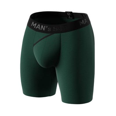 Boxeri anatomici bărbătești din bumbac Anatomic Long 2.0 Black Series verde închis SET BĂRBĂTESC M