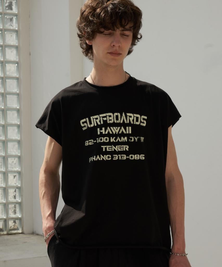 TENER Surferboard Sleeveless (Black)