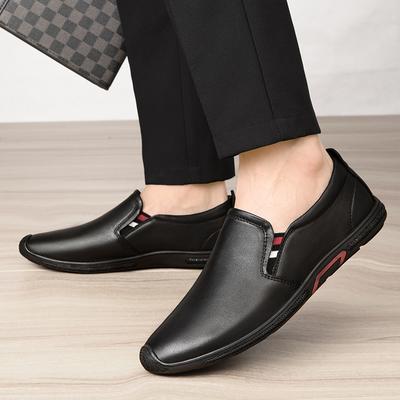 Chaussures de Mariage Élégantes pour Homme Cuir Véritable Chaussures Décontractées pour Homme Mocassins Confortables pour Homme Chaussures de Conduite Respirantes à Enfiler