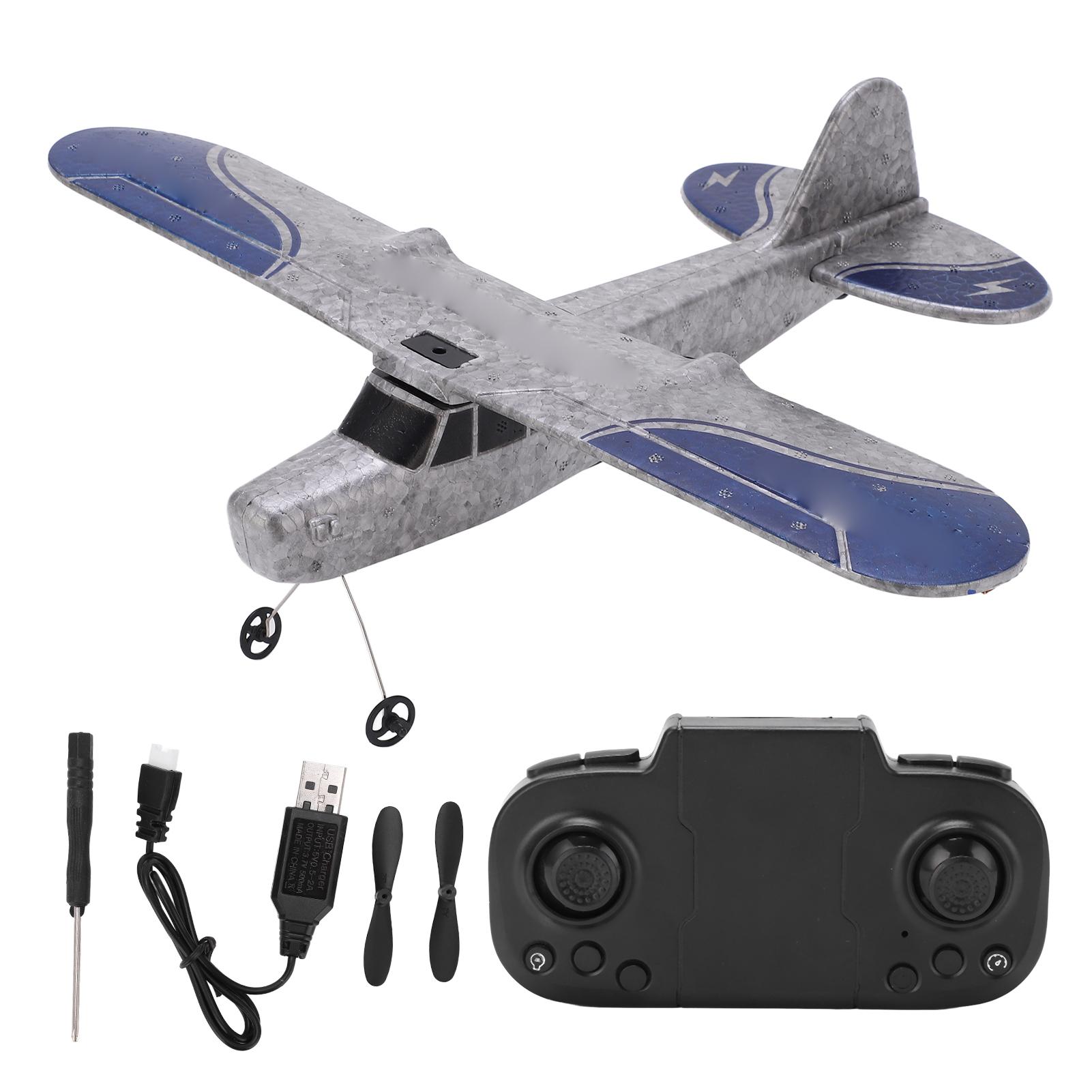 

TY9 RC Glider 2.4GHz 2 Channel Remote Control Fixed Wing Aircraft RC EPP Foam Airplane for Kids and