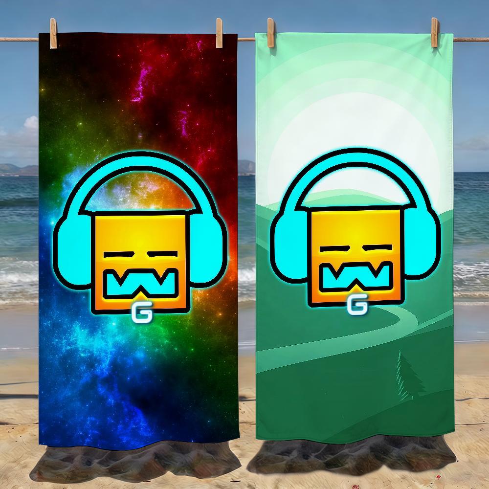 G-Geometry Game Towel Soft Pool Gift For Travel Gym Shower Camping Quick Dry Sports Beach Towels