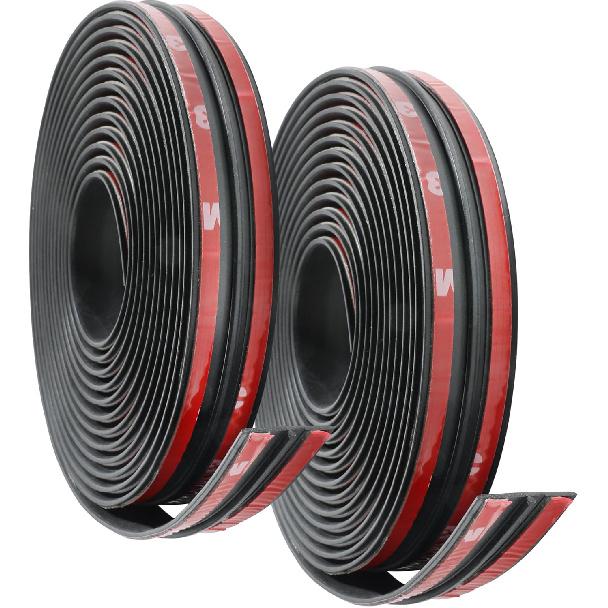 Zlirfy 22Ft Car Windshield Rubber Seal,Car Windshield Seal Strip,T Shape Automotive Weather Stripping For Front Rear Windshield,Automotive Door