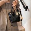 This Year's Popular Handbag Women's 2025 New High-end Textured Bucket Bag Shoulder Messenger Bag