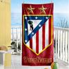 Atletico Madrid Personalized Text Beach Towel Super Soft Microfiber Quickdry Fabric