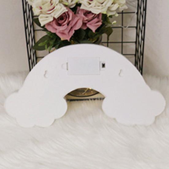 Table Lamp 3D Rainbow LED Night Light Soft Lighting Neon Sign with Hanging Hole Desktop Decoration for Bedroom