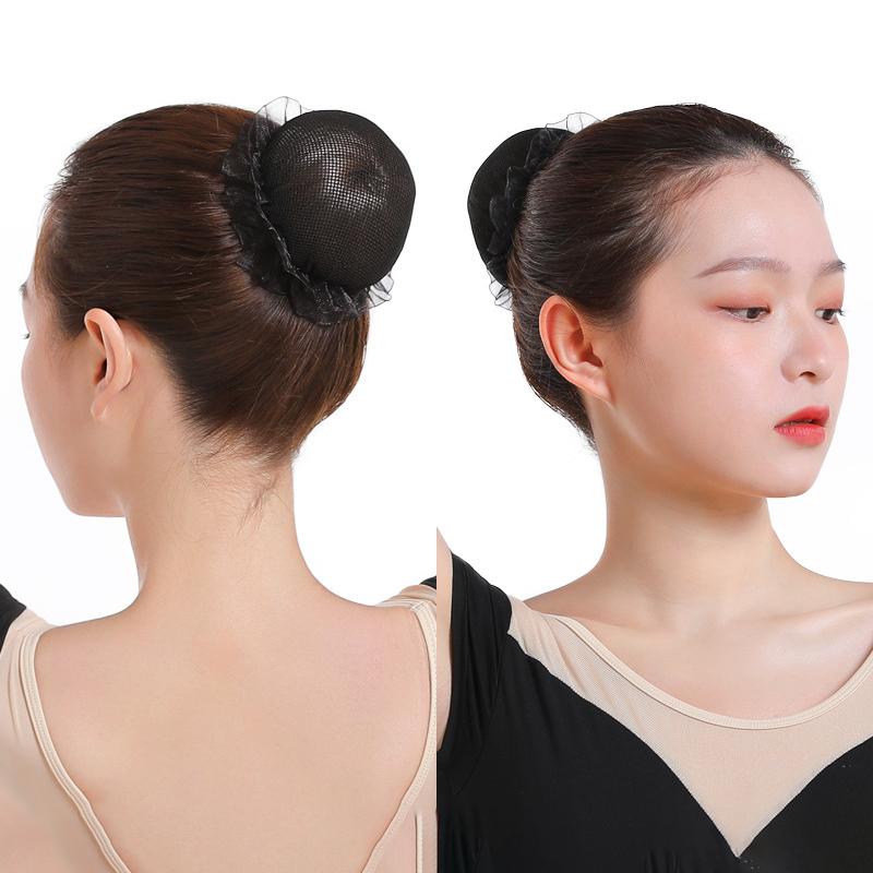 Filet à chignon Snood pour femmes Filet à cheveux Danse ballet Patinage Crochet Strass Accessoires de coiffure