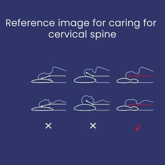 Oreiller cervical en mousse à mémoire de forme Yousheng pour soulager les tensions cervicales, oreiller orthopédique réglable, oreiller cervical doux et respirant pour tous les âges