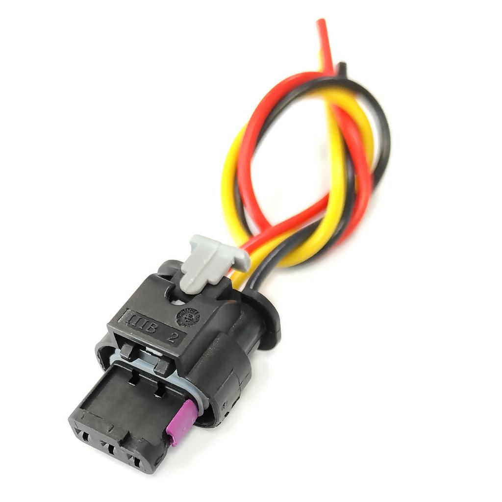 2x Für VW Transporter T6 Eos Golf Jetta Passat Tiguan Caddy Touran Polo 3-PIN Einparkhilfe Sensor Stecker 4F0973703