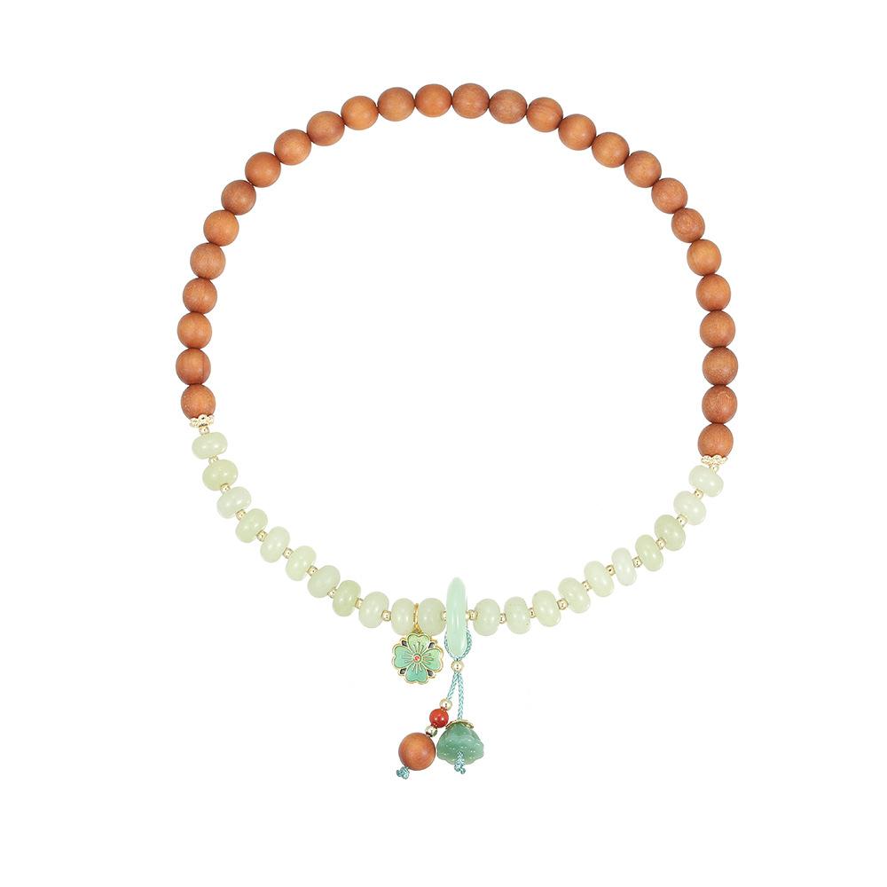 New Chinese Bodhi , double circle classical Buddha bead cultural play, Bodhi abacus bead lotus pod temple souvenir